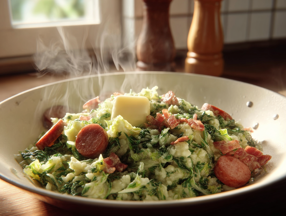 authenthieke andijvie stampot van oma met sambal