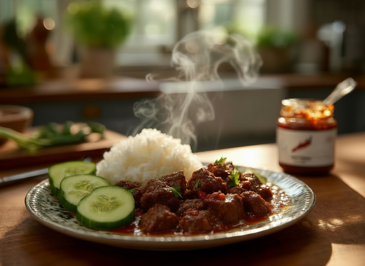 daging smoor van oma met sambal