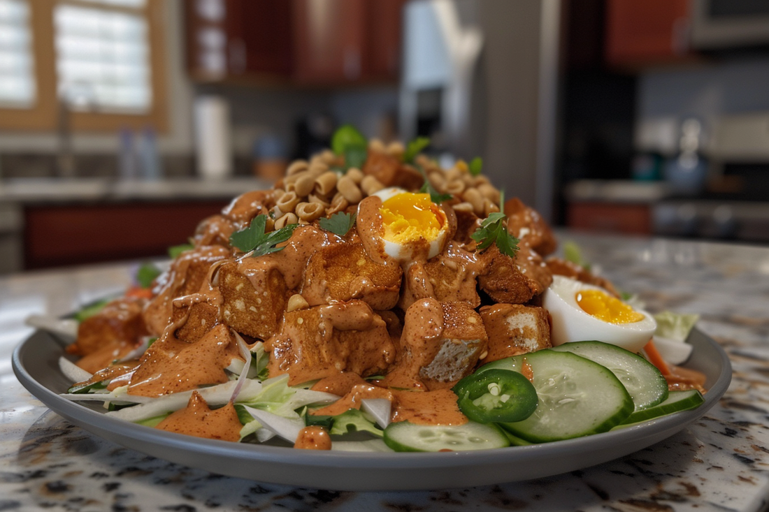 Oma's Gado Gado, een kleurrijk feest op oma’s tafel