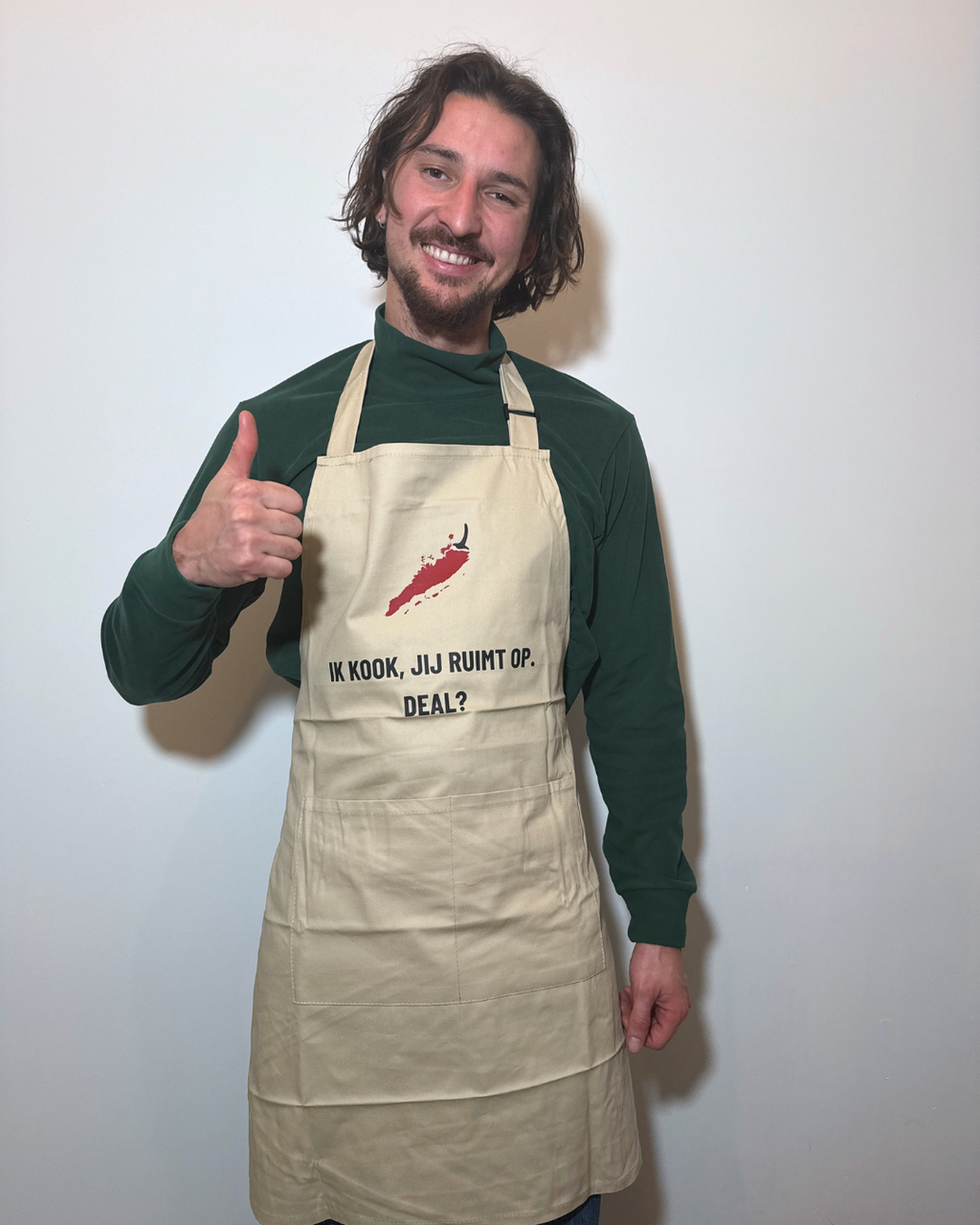 Keukenschort Ik kook jij ruimt op. deal? oma sambal
