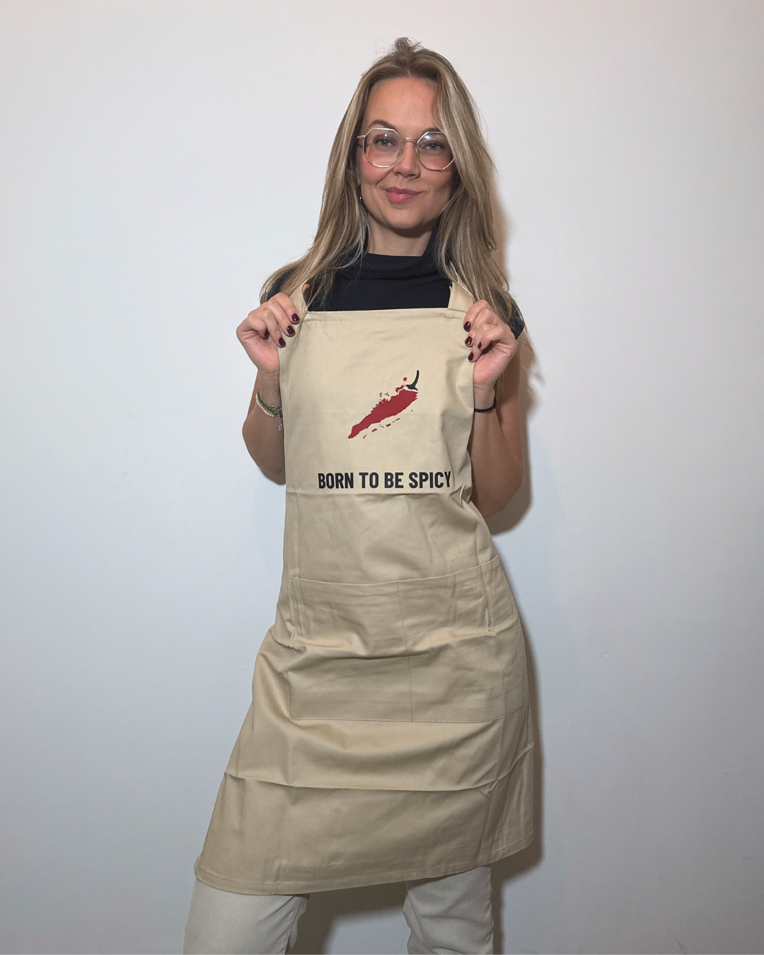 Leuk keukenschort born to be spicy oma sambal