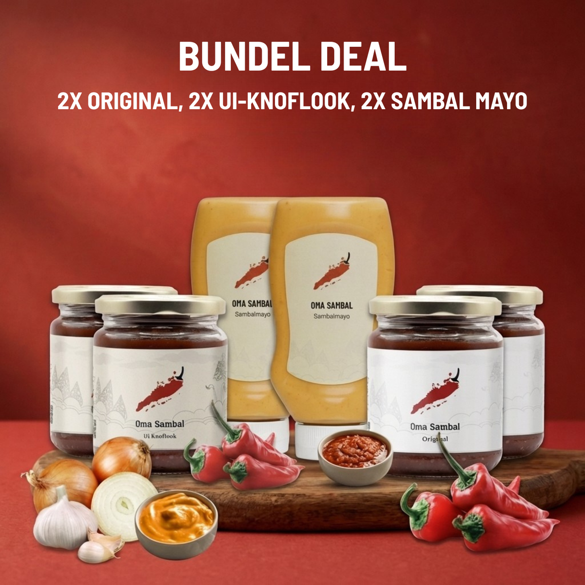 Oma Sambal Bundel Deal DEAL 2 (Meest gekozen)