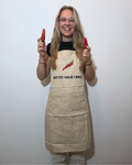 Keukenschort heetste van de familie Oma sambal