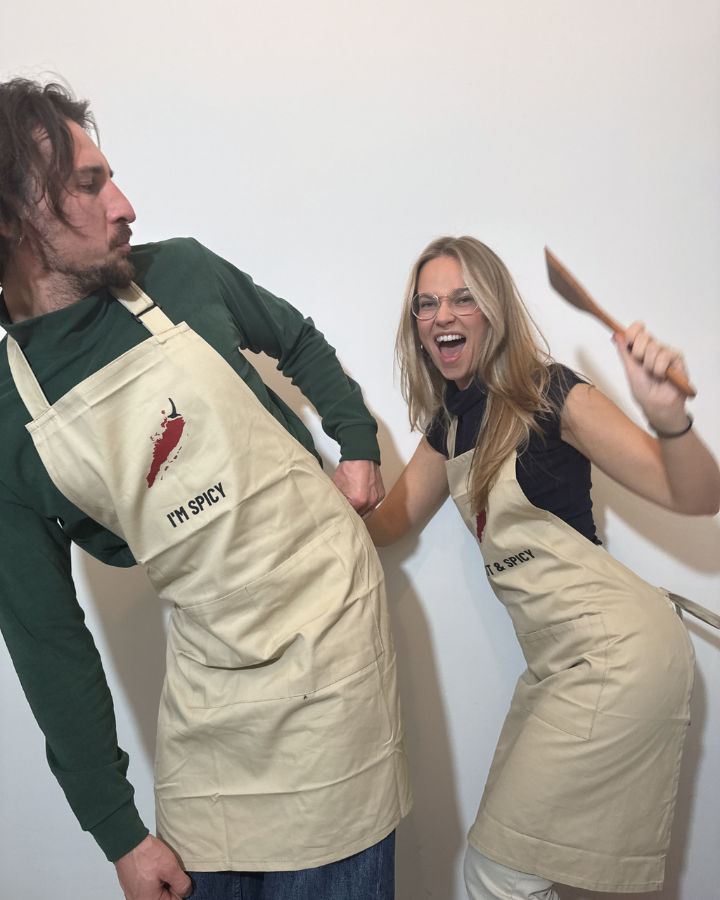 Keukenschort i'm Spicy en i like it hot & spicy Oma Sambal