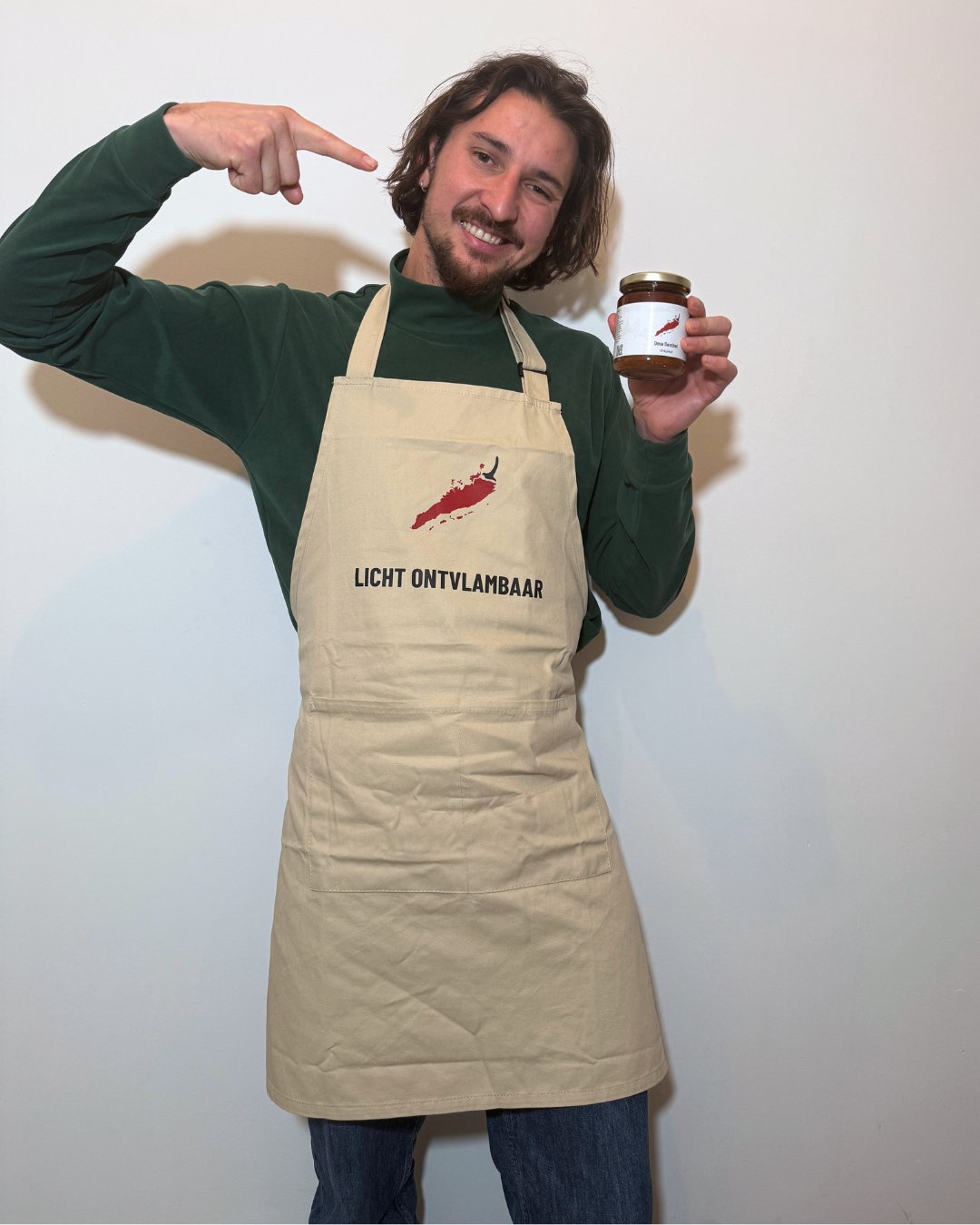 Keukenschort licht ontvlambaar Oma Sambal