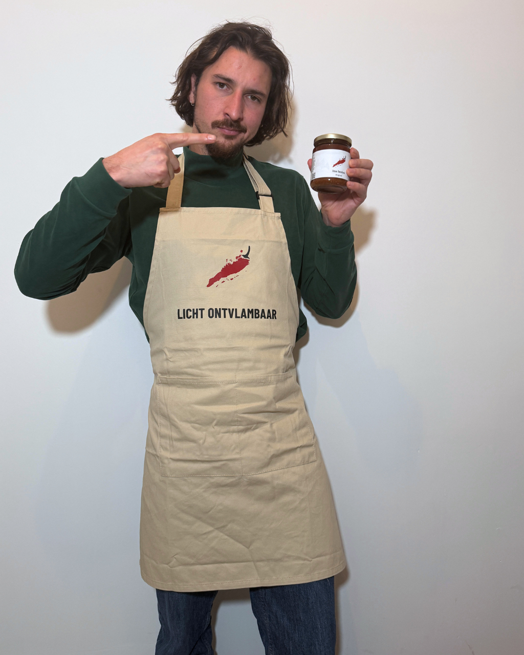 Leuk keukenschort licht ontvlambaar Oma Sambal