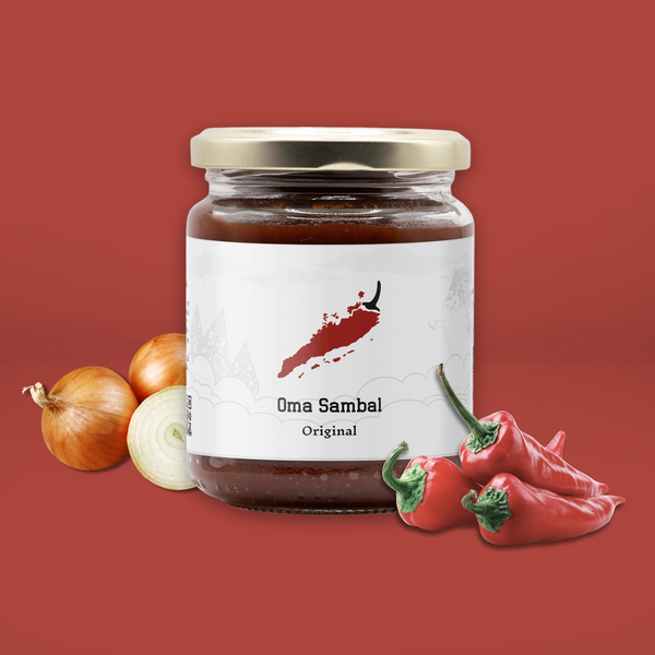 Sambal origineel vooraanzicht rood