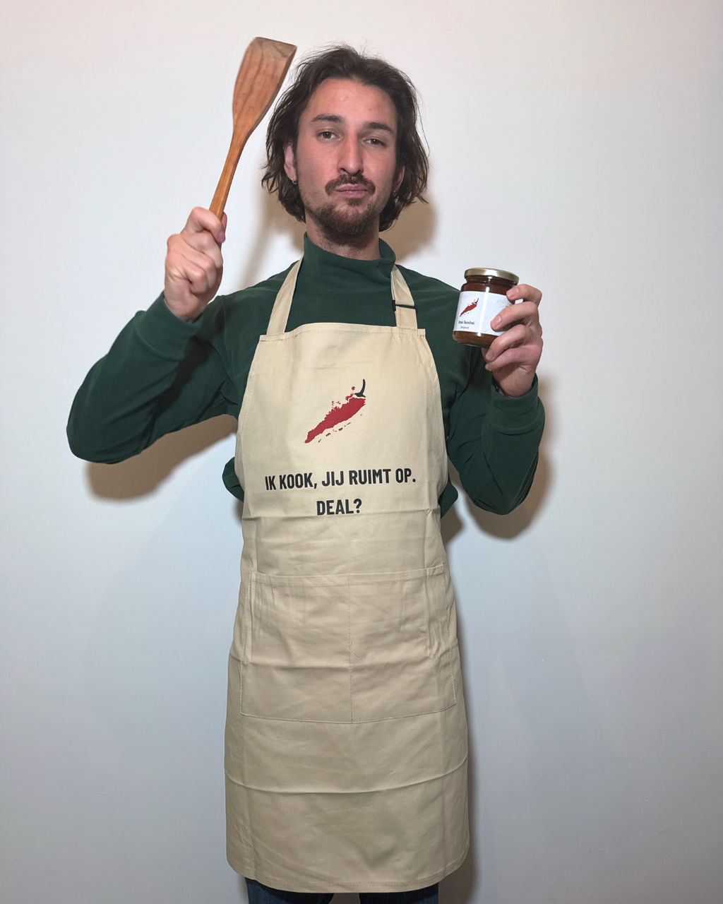 Schort Ik kook jij ruimt op. deal? oma sambal