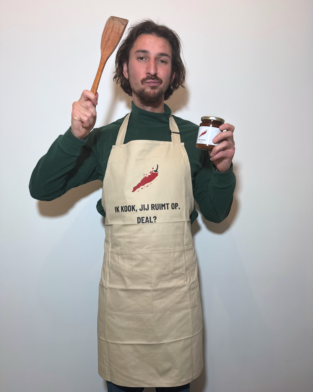 Schort Ik kook jij ruimt op. deal? oma sambal